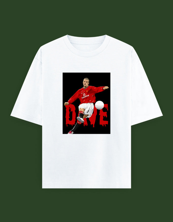 DEVID BECKHAM MANCHESTER UNITED Unisex Oversized Classic T-Shirt